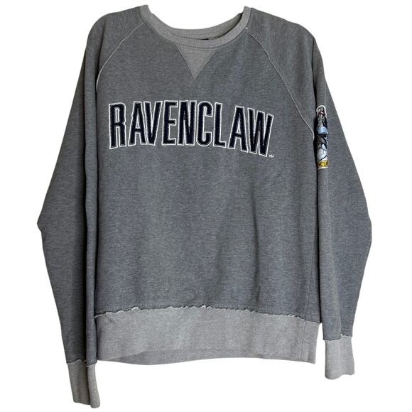 Universal Studios Wizard World of Harry Potter Sweatshirt Mens M Gray Ravenclaw - Picture 1 of 10